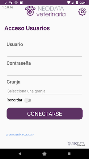 Android application NEODATA Veterinaria TES screenshort
