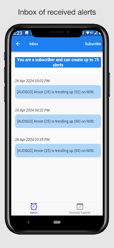 Easy Alerts+ Screen 2
