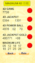 4d hari ini lucky 4D Results