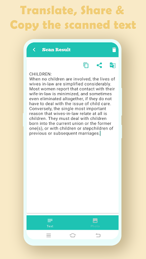Easy Text Scanner : Copy text Screen 3