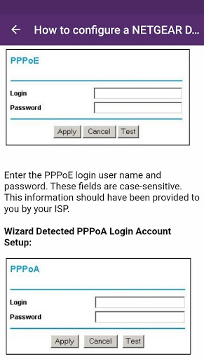 Android application Netgear Wifi Router Guide screenshort