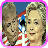 Trump vs Clinton 2017 free new icon