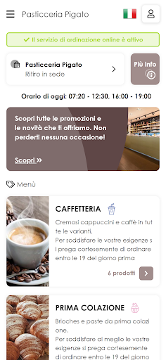 Pasticceria Pigato Screen 2