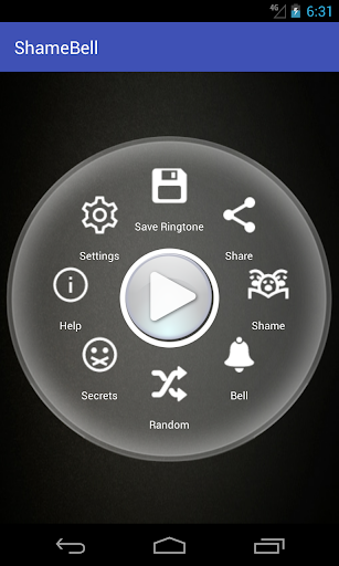 Android application Shame Bell screenshort