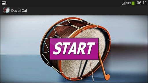 Android application Virtual Tambour screenshort