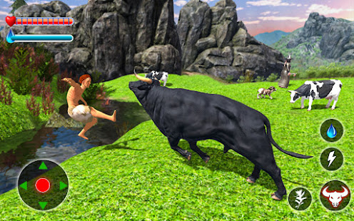 Angry Bull Attack Forest 3D 2.0 APK screenshots 5