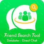 Cover Image of Herunterladen Friend Search Tool Simulator Direkter Chat  APK