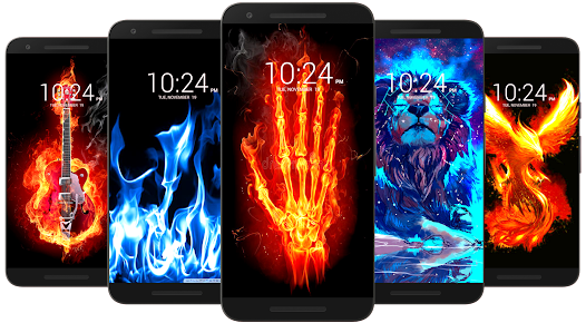 Fire Wallpaper HD & 4K android2mod screenshots 12