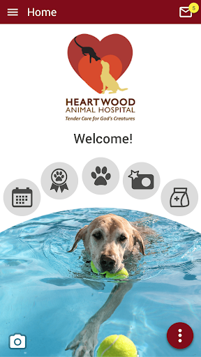 Android application Heartwood Animal Hospital screenshort