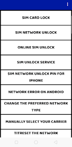 SIM Network Unlock Guide 1.0 APK + Mod (Unlimited money) إلى عن على ذكري المظهر