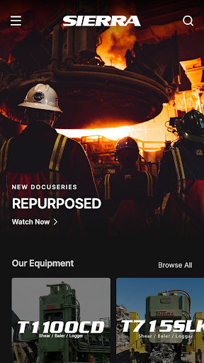 Android application Sierra International Machinery screenshort