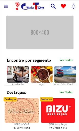 Android application Guia Tem screenshort