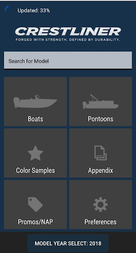 Crestliner Product Guide Screen 2