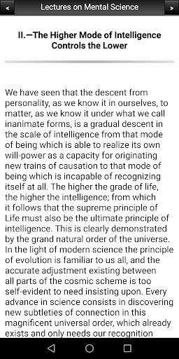 Lectures on Mental Science Screen 3