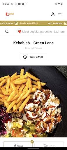 Android application Kebabish - Green Lane screenshort