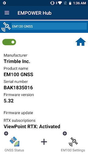 EMPOWER Module Manager Service Screen 2