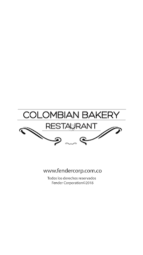Android application Colombian Bakery screenshort
