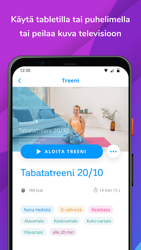 Kotitreeni Screen 2