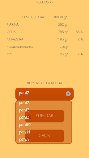 Bread-Calcu Screen 2
