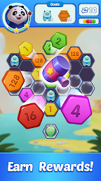 Merge Number - Hexa Puzzle