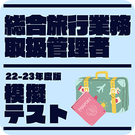 総合旅行業務取扱管理者 2022年版　厳選問題集　解説付き logo
