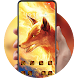 Animal theme Wolf in flame coo - Androidアプリ