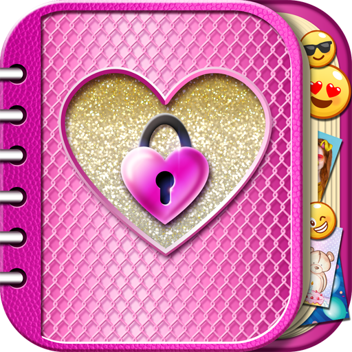 Pink Diary with Lock Password 1.5.0 Icon