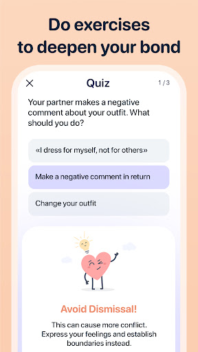 Screenshot of UpLuv: Couples questions