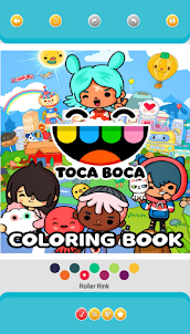 Livro de colorir Toca Boca