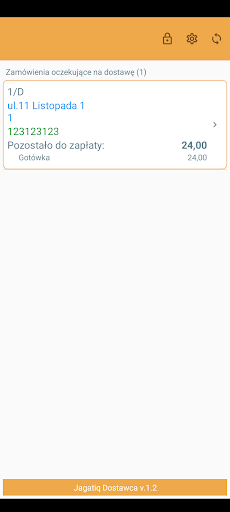 Android application Jagatiq Dostawca screenshort