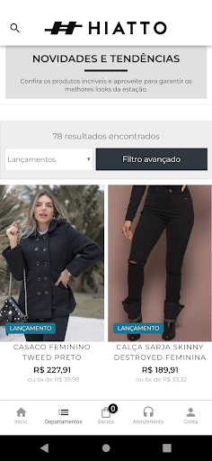 Android application Hiatto screenshort