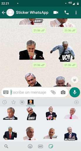 Piñera Stickers para whatsapp Screen 3