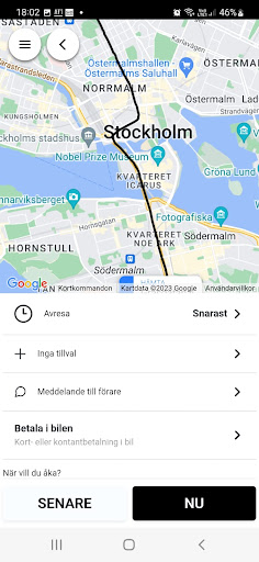 Taxibil i Östergötland Screen 2