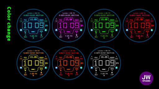 JW118 jwstudio watchface Screen 3