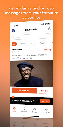 Android application SupaCelebs screenshort