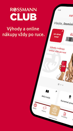 Android application ROSSMANN CLUB screenshort