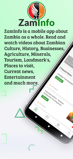 Android application ZamInfo screenshort
