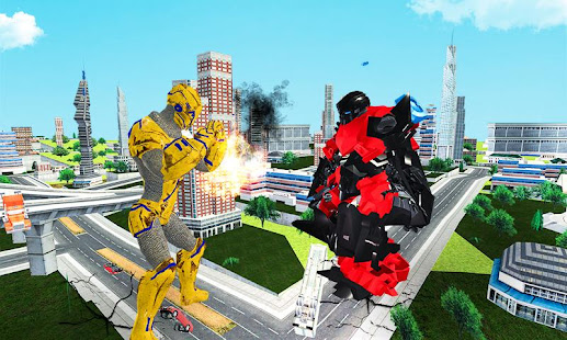 Futuristic Robot Transforming Gorilla Attack City 1.0.5 screenshots 5