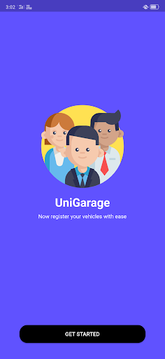 Android application UniGarage screenshort