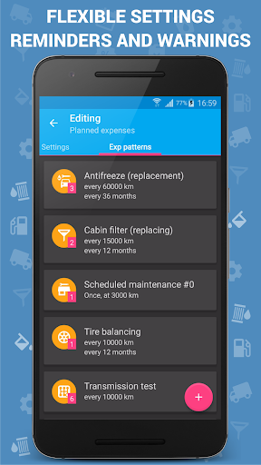 Screenshot of Car Expenses Manager