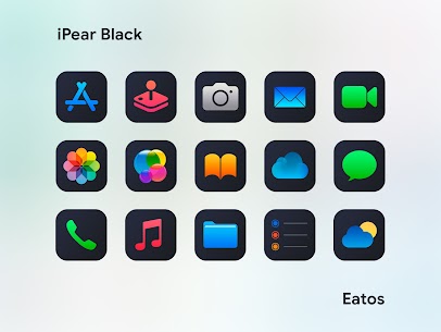 iPear Black Icon Pack APK (Patched/Full) 5