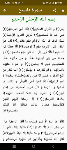 سورة يس: Surah Yaseen Screen 3