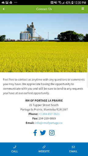RM of Portage la Prairie Screen 3
