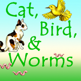Cat Bird and Worms icon