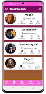 Megan and Wednesday video call