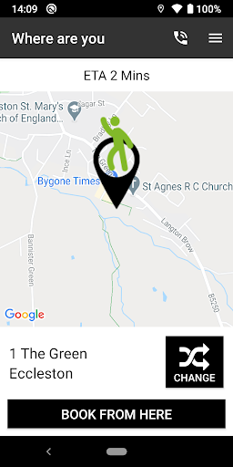 Android application Eccleston Travel screenshort