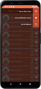 Captura de Pantalla 4 sonidos de bebe android