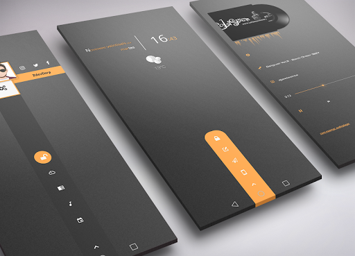 BLACK3 PACK FOR KLWP Screen 2