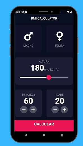 BMI Calculator - Ideal Weight Screen 3
