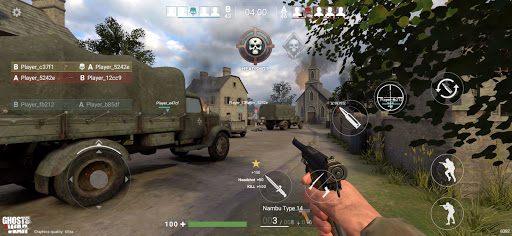 Ghosts of War: WW2 Shooting game Army D-Day screenshots 1